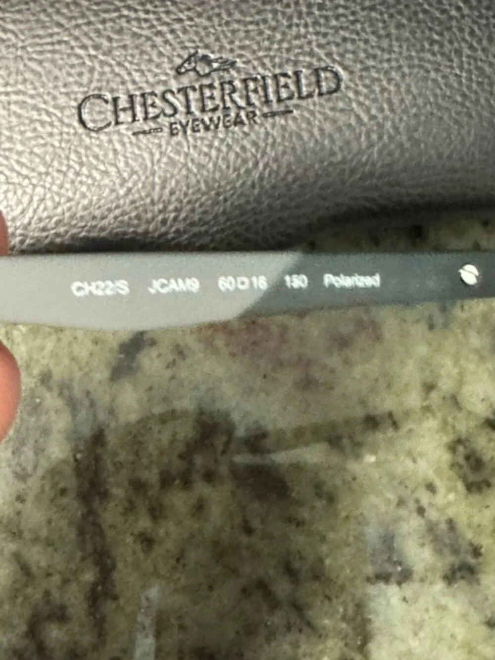 Chesterfield CH 22/S Metal Rectangular Men's Polorized Sunglasses 60 16 150 -NEW